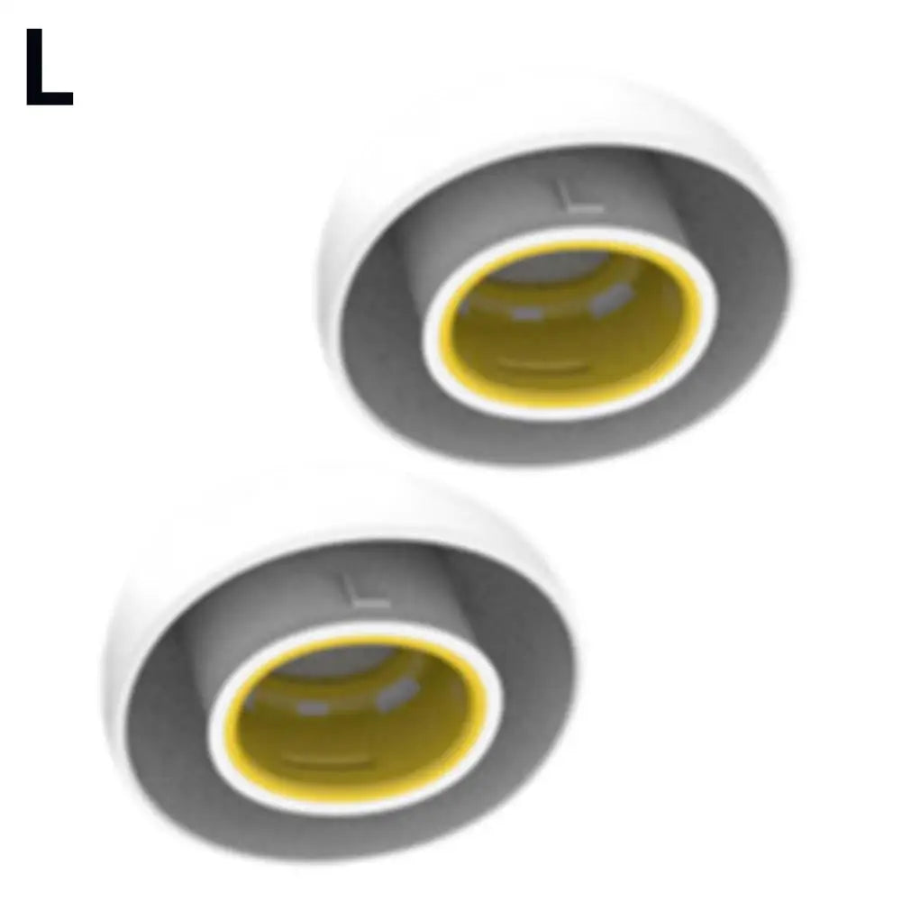 Silicone Replacement Ear Tips for AirPods Pro 3 – Soft Fit Replacement Ear Tips Qme White L