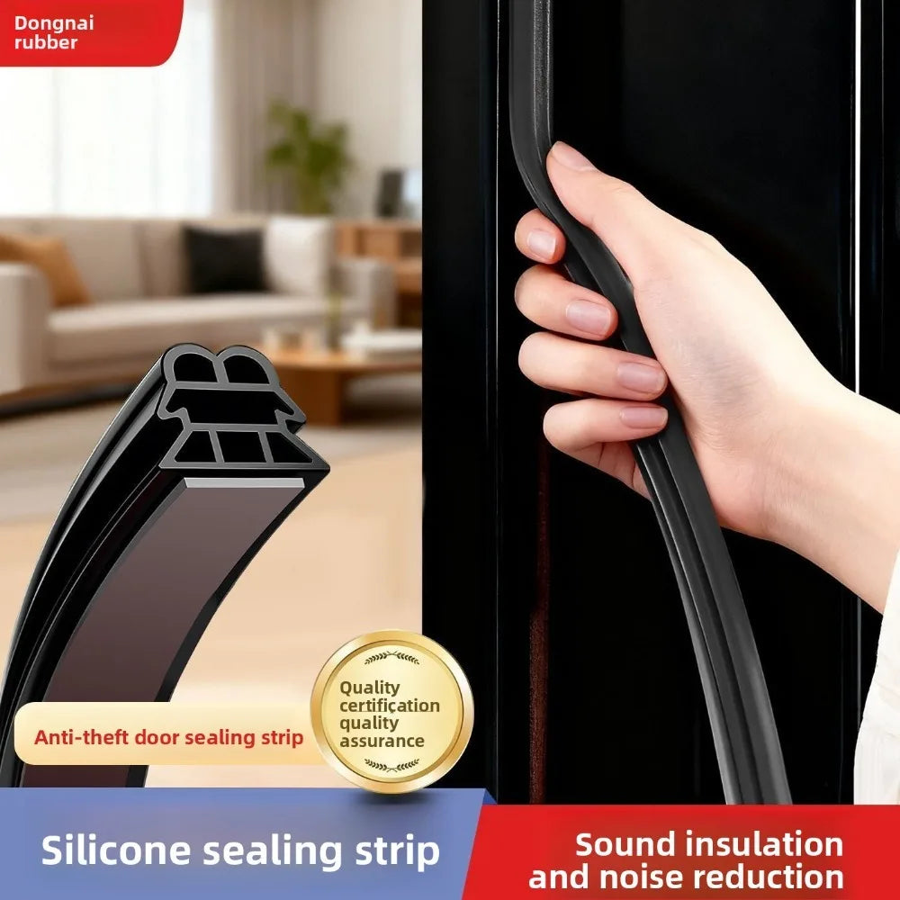 Door Weather Stripping Seal Strip & Gap Filler 1M–12M Weather Stripping Seal Qme