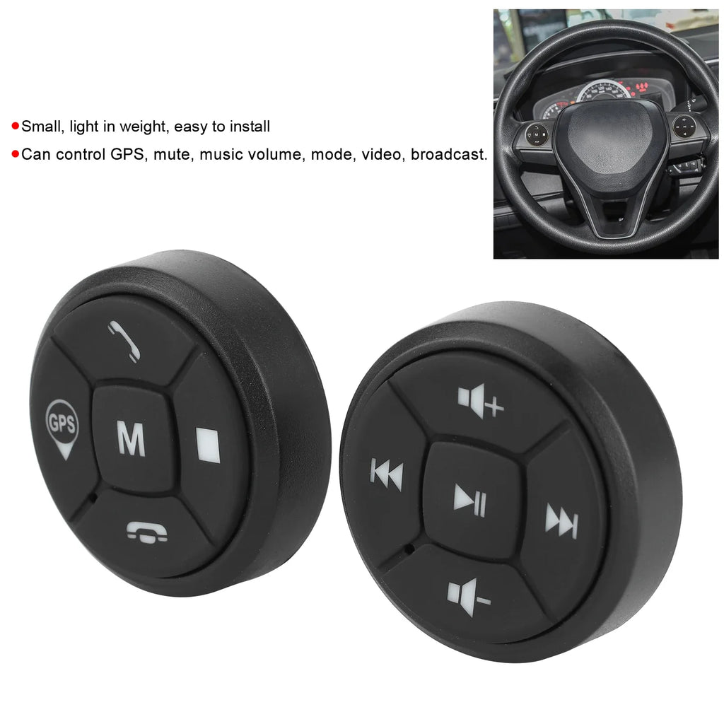 Wireless Steering Wheel Button Controller – Car GPS DVD Volume Car Steering Controller Qme