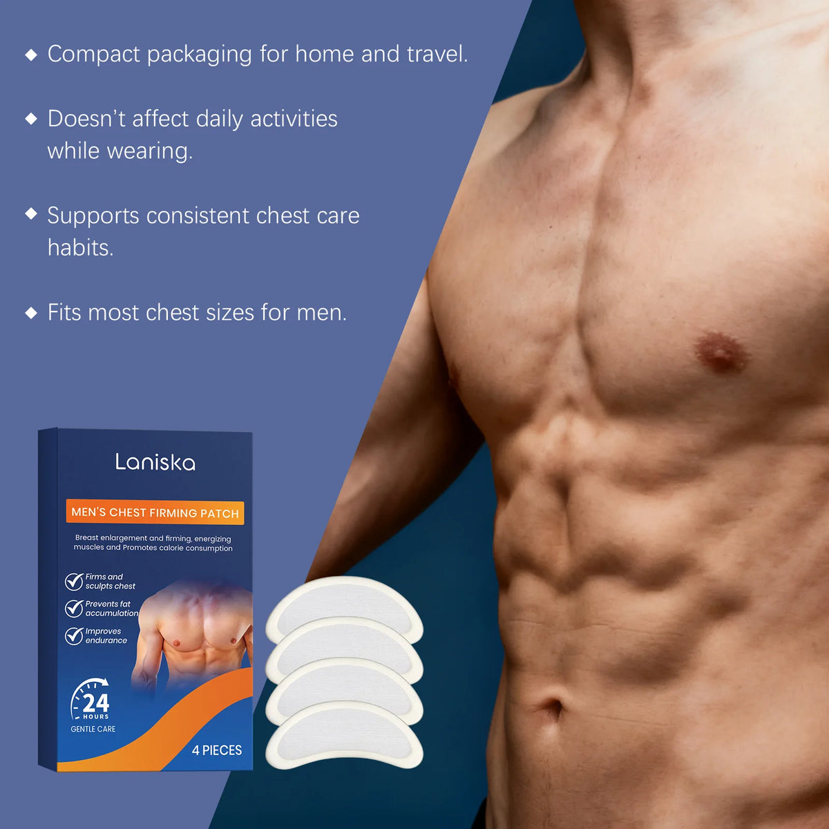Men's Chest Firming Patches – Breathable Sculpting Body Patch Body Sculpting Patch Qst