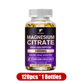 Magnesium Citrate 1000mg Capsules – Digestive Regularity Support Mineral Supplement Qst 1 Bottles 120pcs