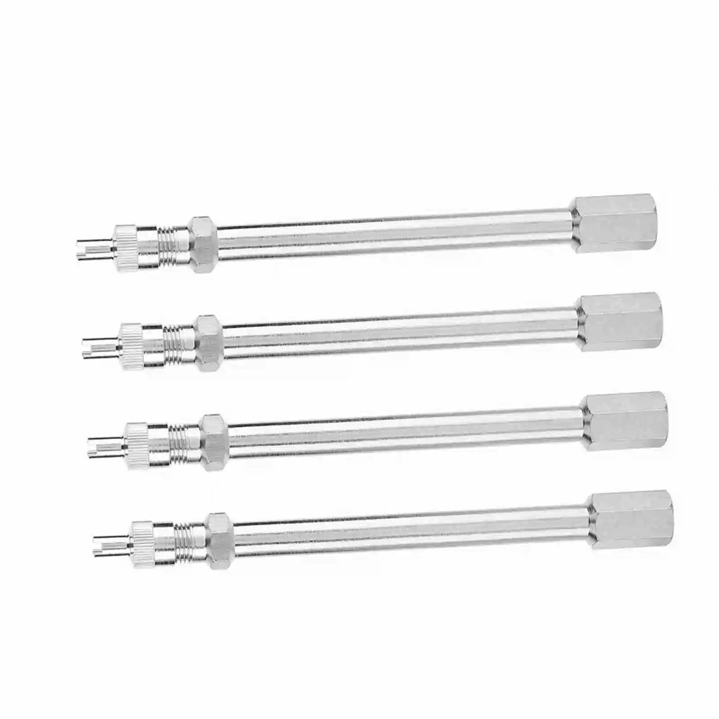 Chrome Tyre Valve Extension Rod – Car Truck Lorry Adapter Valve Stem Adapter Qme
