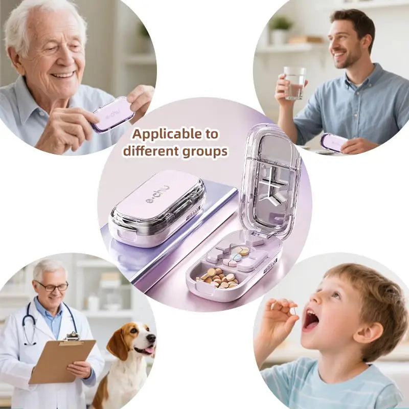 3-in-1 Portable Tablet Splitter & Pill Cutter | Qme Tablet Splitter Qme