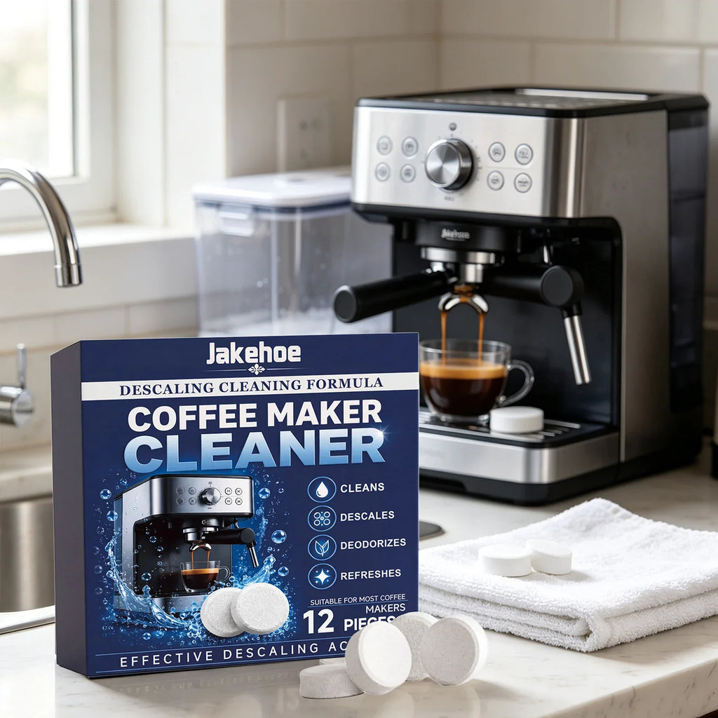 Coffee Maker Descaling Tablets – Clean, Deodorize & Restore Coffee Machine Cleaner Qme