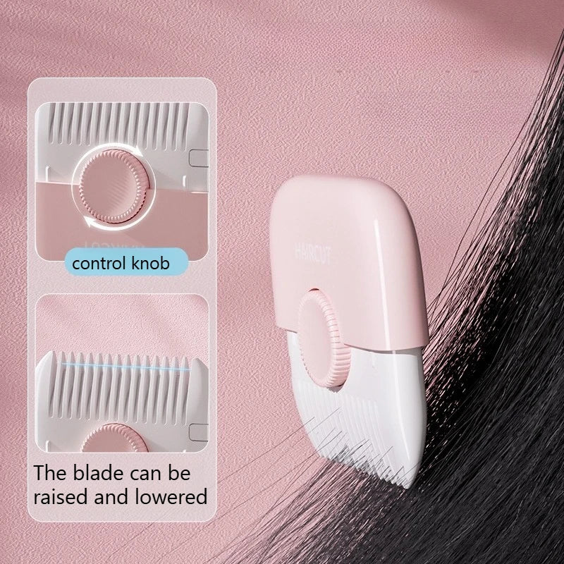 2-in-1 Hair Cutting & Thinning Comb – Multifunctional Trimmer Hair Thinning Comb Qme