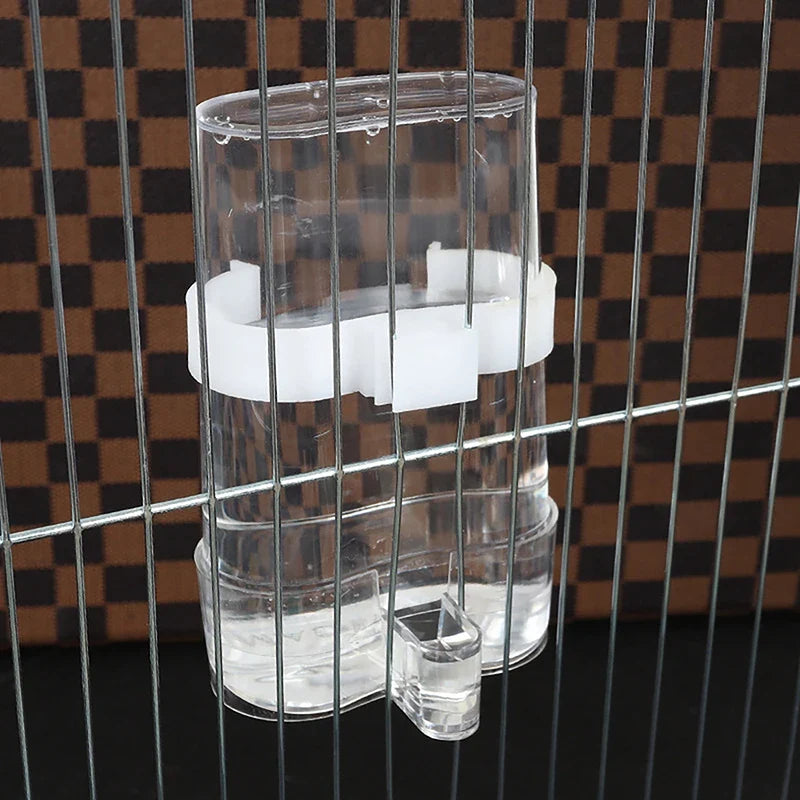 Bird Cage Feeder & Water Dispenser for Parrots & Parakeets 2pk Bird Cage Feeder Qme