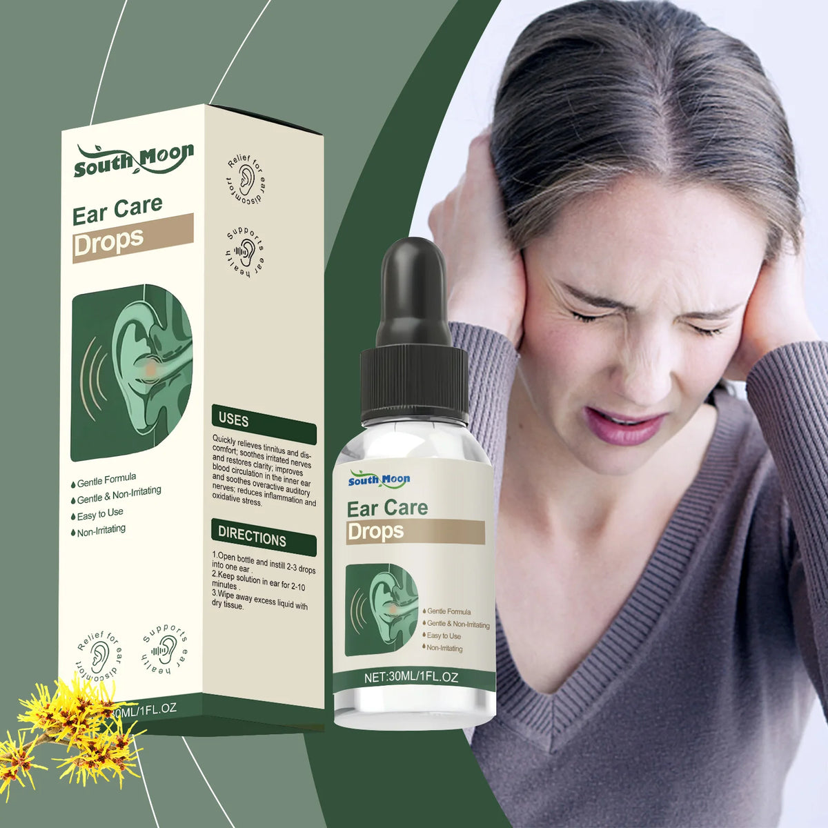Ear Care Drops – Earwax Removal & Ear Cleansing 30ml Ear Care Drops Qst