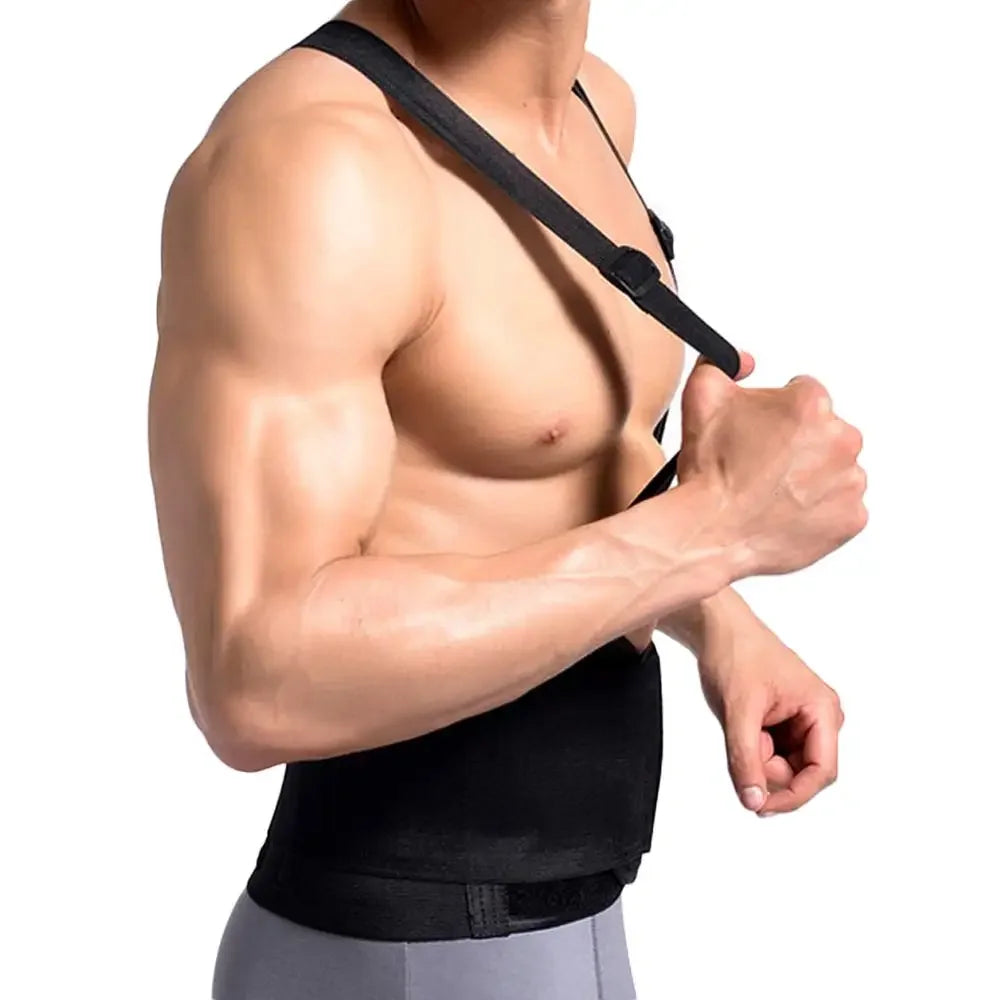 Heavy-Duty Weightlifting Belt – Lumbar Support & Suspenders Weightlifting Support Belt Qst