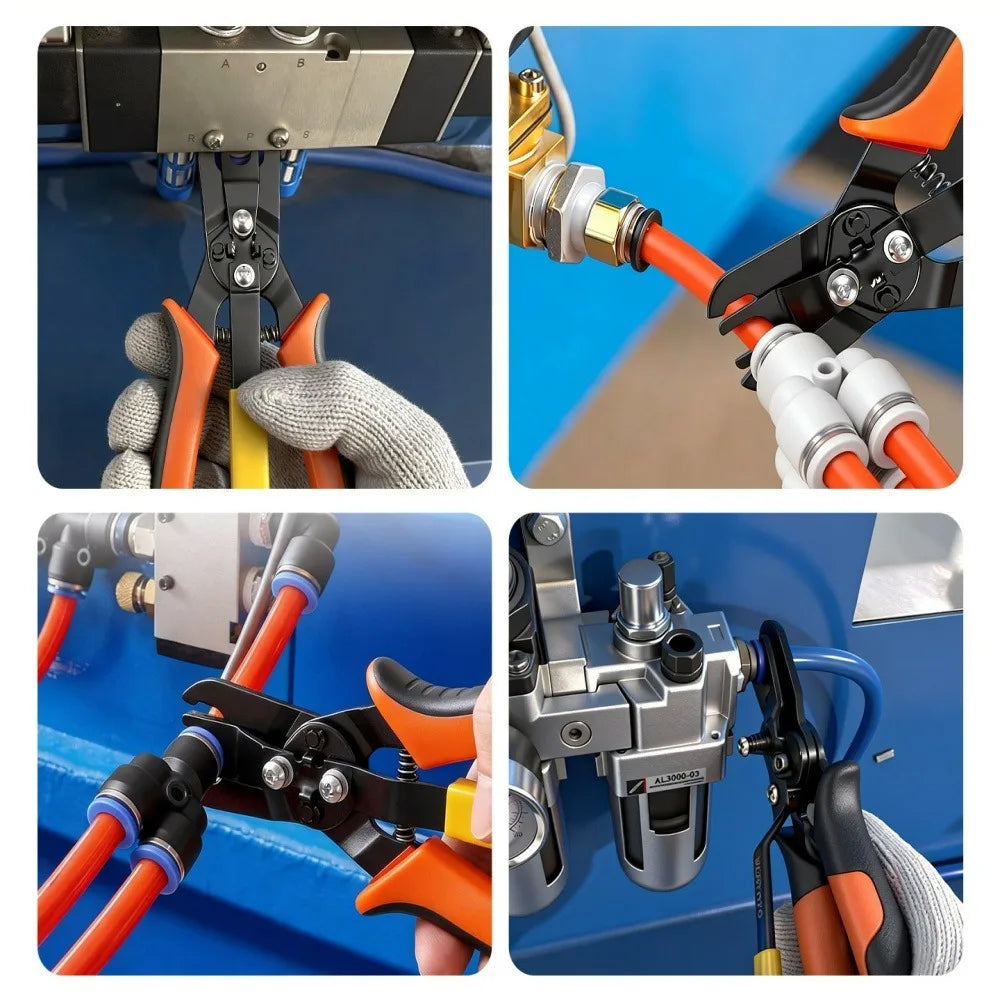 Pneumatic Air Tube Pliers Quick Disconnect Pipe Connector Tool Pneumatic Disconnect Pliers Qme