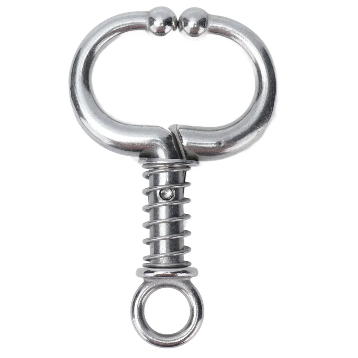 Stainless Steel Spring Bull Nose Ring – Cattle Livestock Tool Livestock Nose Ring Qme Trumpet