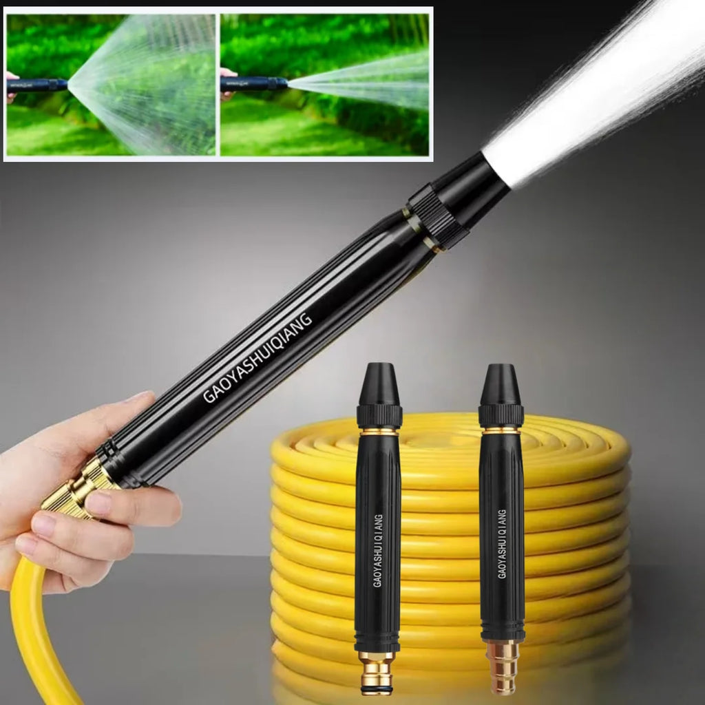 High Pressure Water Gun Nozzle – Adjustable Car & Garden Spray Garden Hose Nozzle Qst