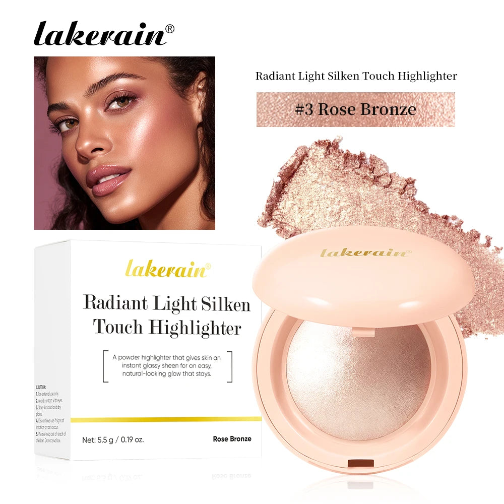 Velvet Highlighter Powder – 3D Brightening & Contouring Highlighter Powder Qst 03