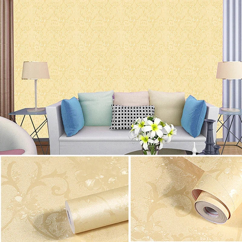 3D Vinyl Self-Adhesive Wallpaper Roll | 15 Colors Contact Paper Self-Adhesive Wallpaper Qme