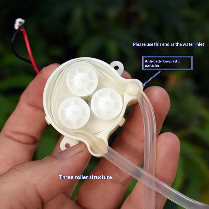 DC 5V 6V Micro Peristaltic Dosing Pump – Lab Ink Sampling Peristaltic Dosing Pump Qme