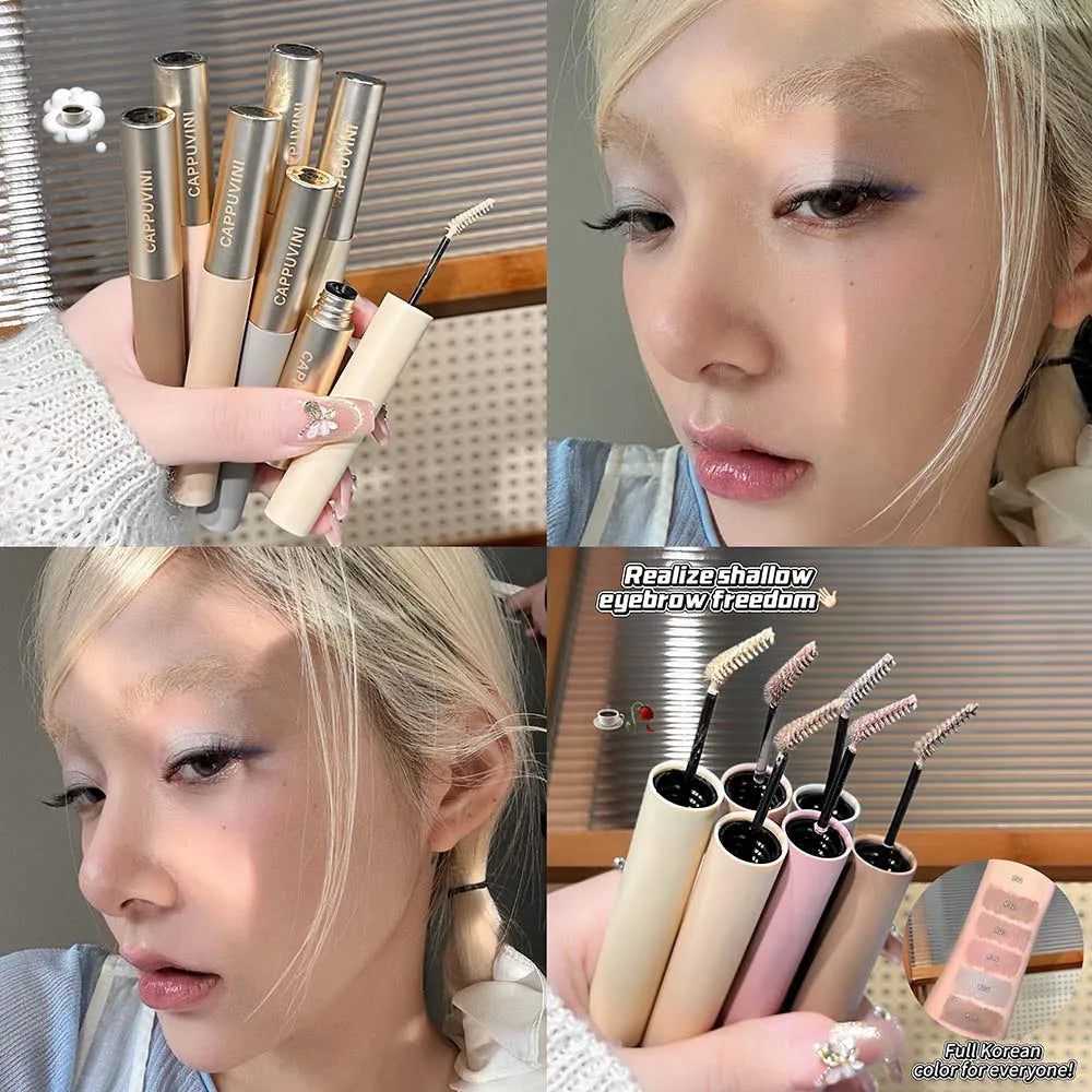 Qme 6 Colors Waterproof Tinted Eyebrow Pomade Gel Cream Eyebrow Pomade Qme