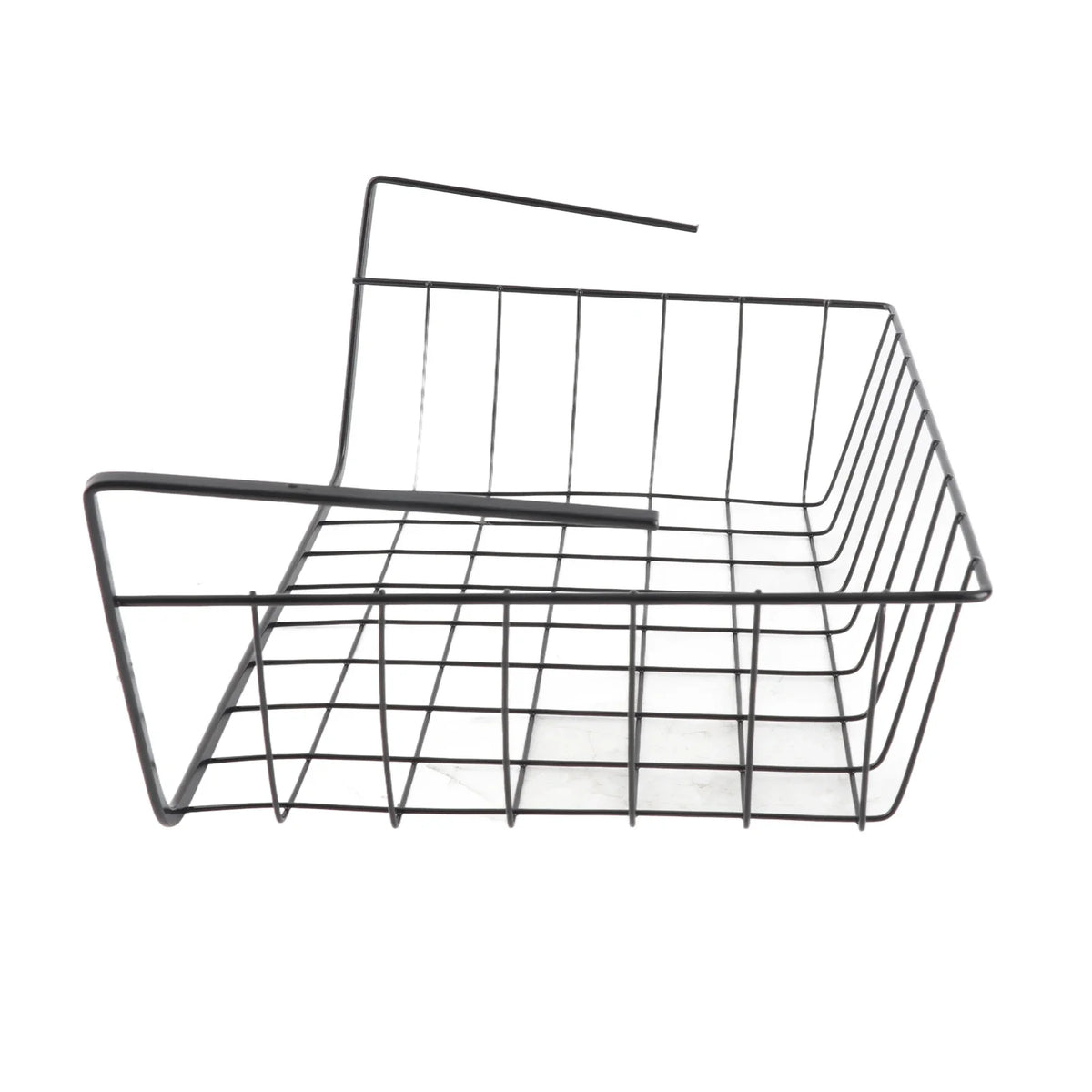 Under Shelf Wire Basket – Large Capacity All-Metal Storage Under Shelf Basket Qme