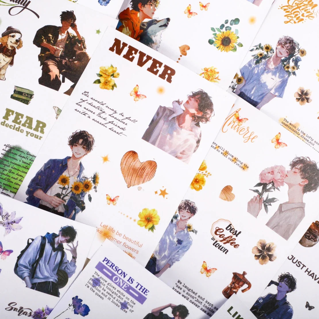 Y2K Cut Film Sticker Book – Kawaii Journal & Scrapbook Sticker Book Qme