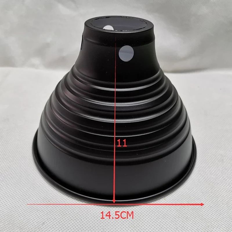 Reptile Heat Lamp Protector Dome – Aluminum Lampshade Shell Reptile Lamp Fixture Qme A2