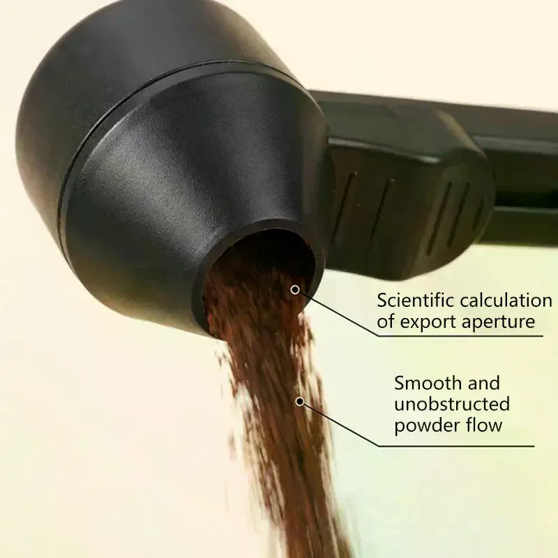Spill-Proof Coffee Measuring Scoop with Sliding Funnel Coffee Measuring Scoop Qme