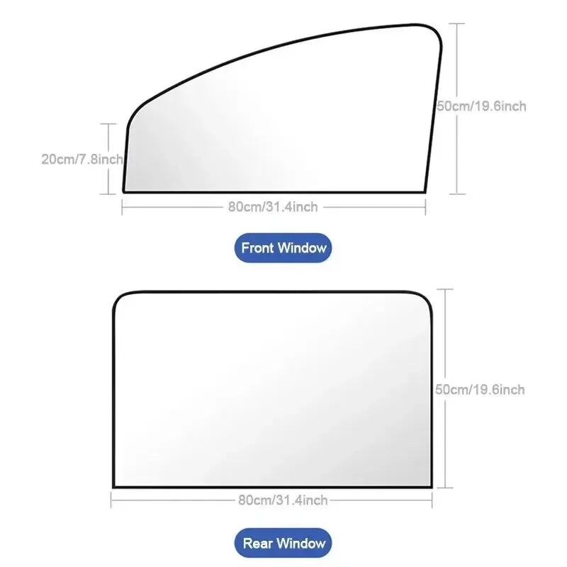 Car Side Window Magnetic Sun Shade Privacy Curtains – UV Block Car Window Sun Shade Qme