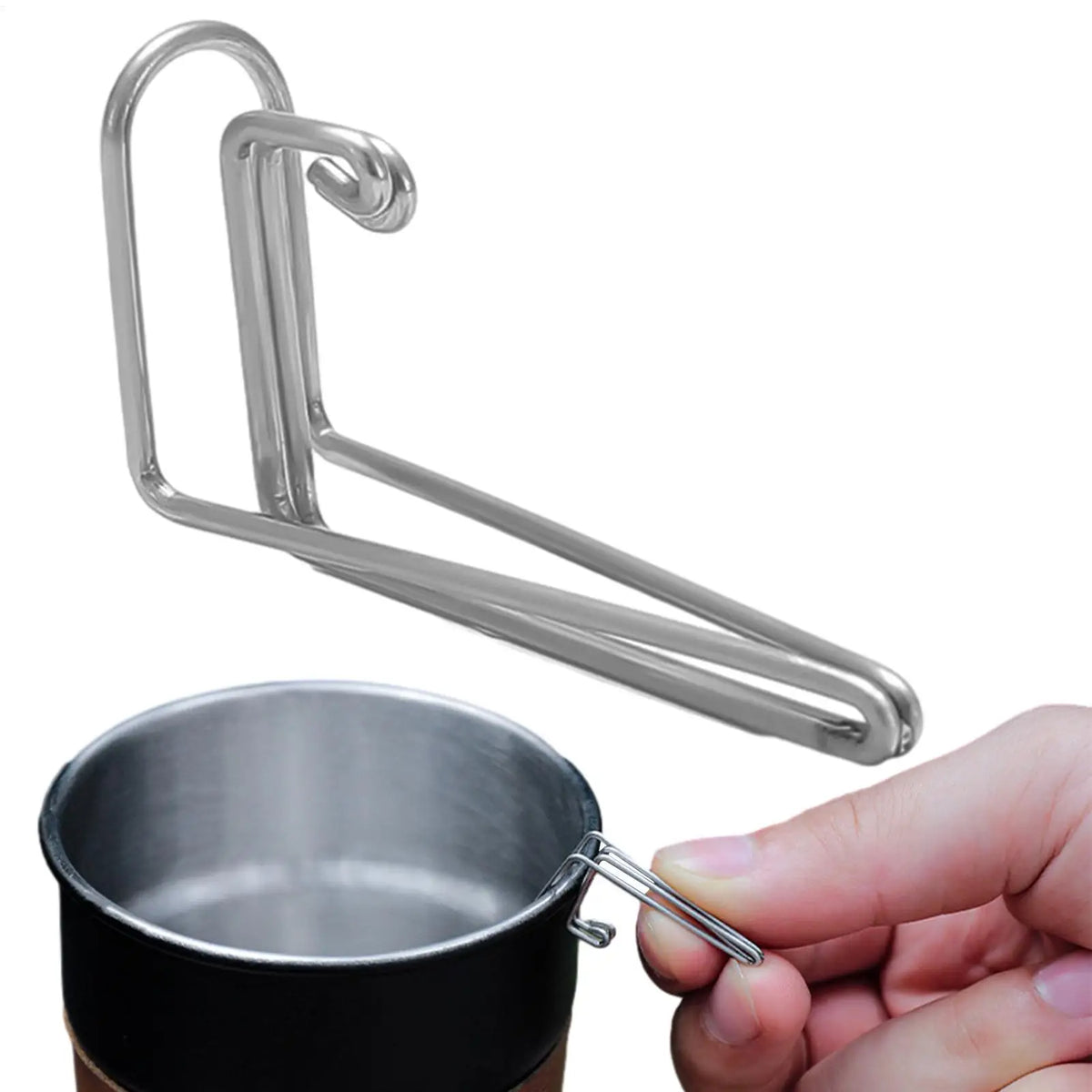 Stainless Steel Coffee Pour Spout – Portable Camping Hand Guide Coffee Pour Spout Qme