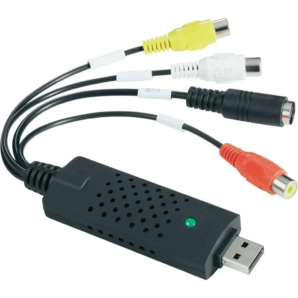 USB 2.0 Video Capture Card – VHS DVD to Digital Adapter 2-Pack Video Capture Adapter Qme 2pcs
