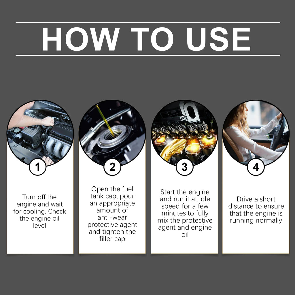 Rayhong Engine Anti-Wear Protectant 100ml – Rust Prevention Engine Oil Additive Qst