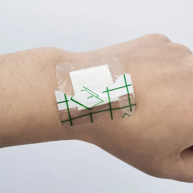 Waterproof Square PU Adhesive Bandage Plasters 38x38mm Adhesive Bandage Plasters Qme