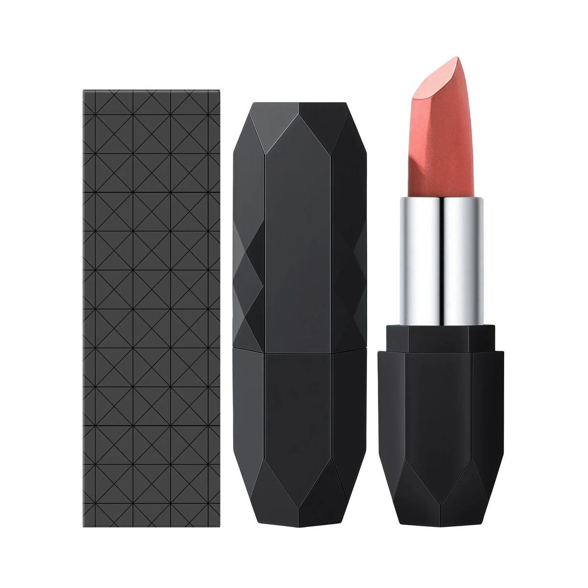 Zephoco Crystal Diamond Matte Lipstick – 6 Long-Wear Shades Matte Lipstick Qst 03