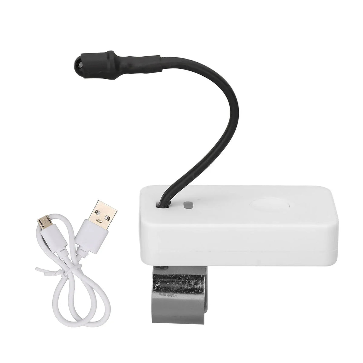 LED Ear Pick Thumb Lamp | USB Rechargeable 3-Speed Light LED Ear Pick Tool Qme WHITE