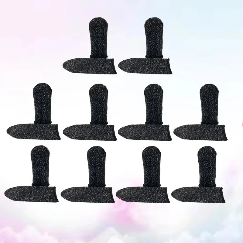 100-Pack Gaming Finger Sleeves – Anti-Sweat Non-Slip Touch Gaming Finger Sleeves Qme