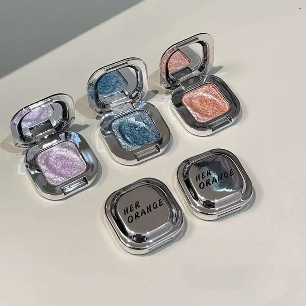 HERORANGE Square Highlighter Powder – Creamy Soft Glow, 5 Shades Highlighter Powder Qme