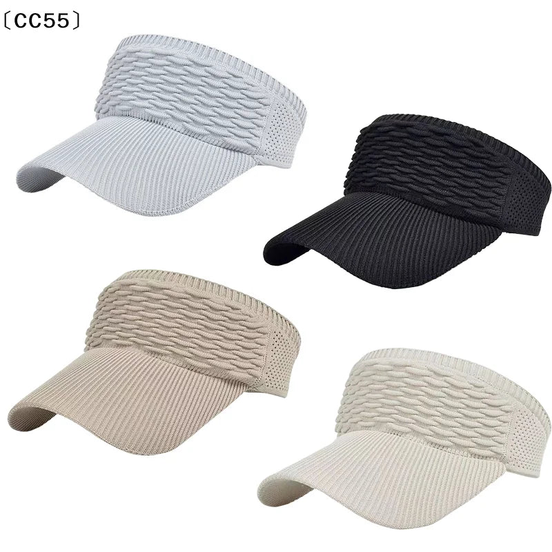 Women's Open Top UV Sun Visor Cap – Summer Beach Hat Sun Visor Cap Qst
