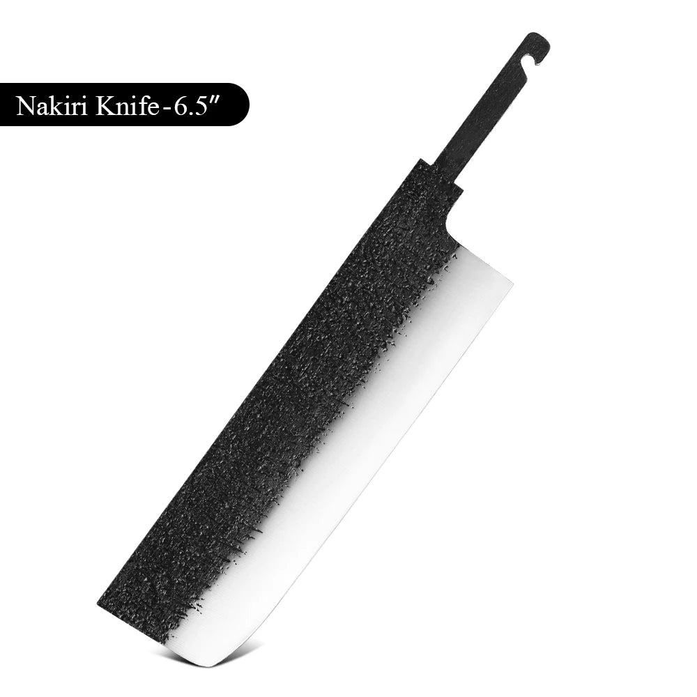 F.YOUNG Japanese Chef Knife Blank Blade VG10 DIY Full Tang Knife Blank Blade Qst 6.5 inch Nakiri