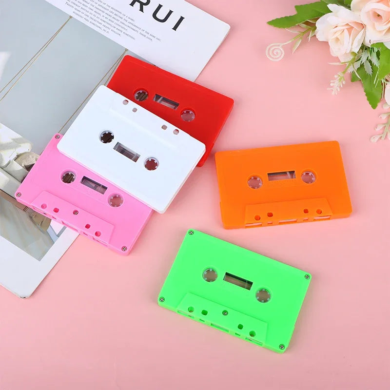 Blank Cassette Tape Shell | Empty Magnetic Recording Case Cassette Tape Shell Qme