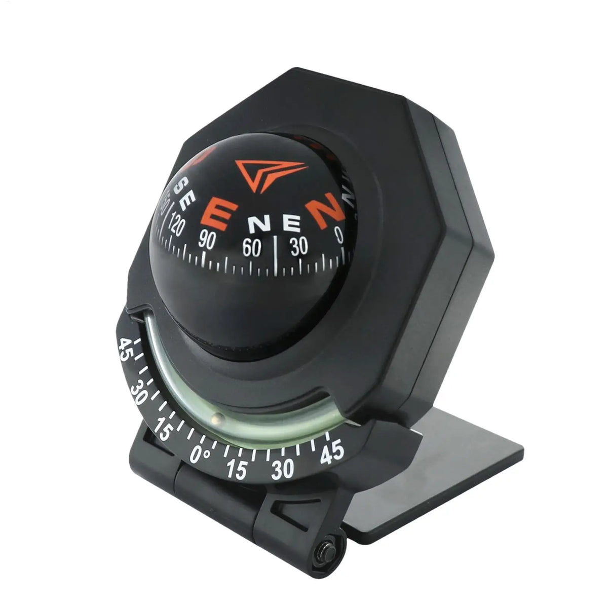 Foldable Ball Compass with Inclinometer | 180° Adjustable Navigation Compass Qme