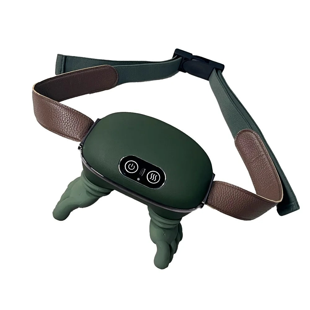 Wireless 4D Neck & Shoulder Massager – Kneading Shawl Neck Shoulder Massager Qst Green