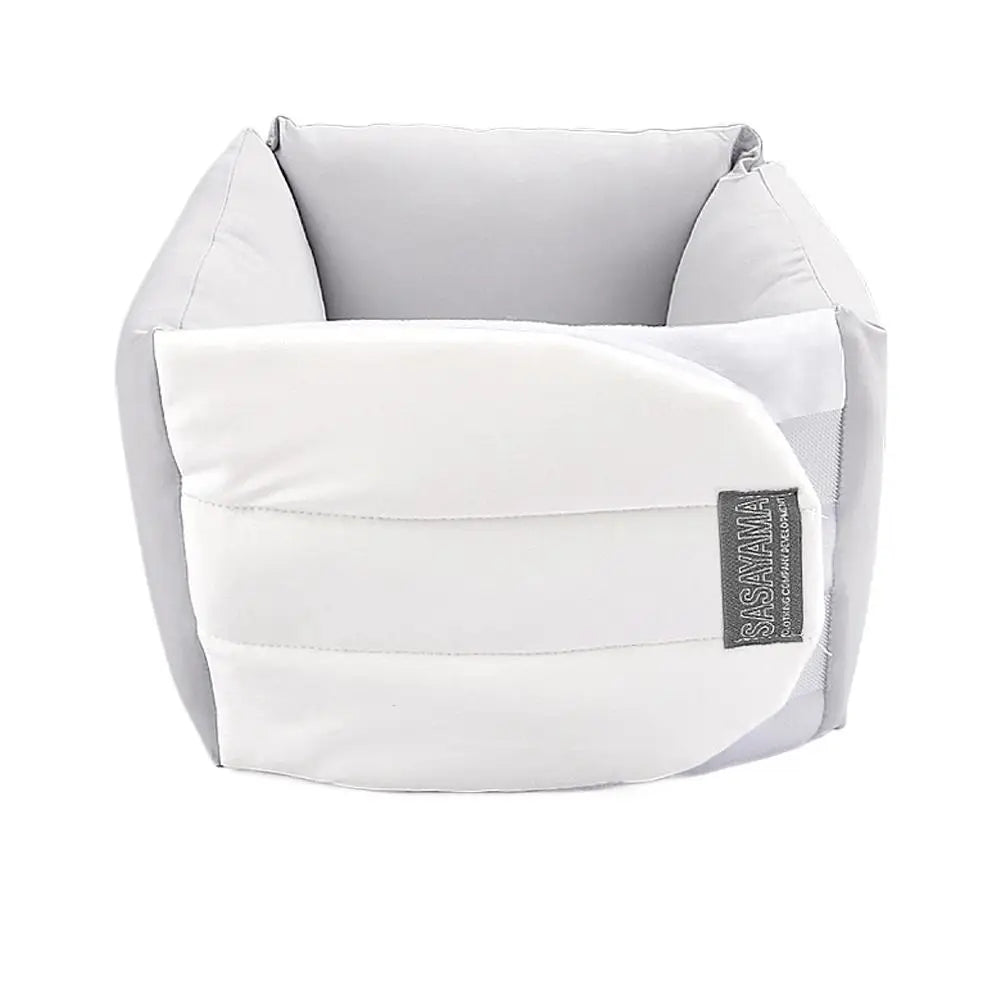 Flannel Lumbar Support Pillow | Waist Cushion for Sleep Lumbar Support Pillow Qme WHITE CN