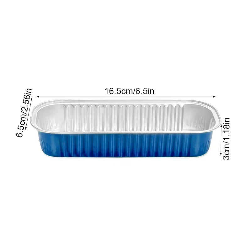 Mini Loaf Pans with Lids | Aluminum Foil Rectangle Cake Pan Set Mini Loaf Pan Set Qme