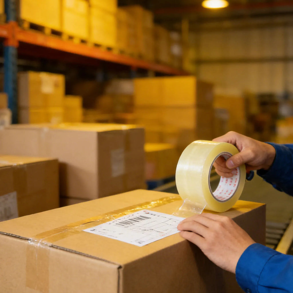 Silent Clear Packing Tape – Low-Noise Adhesive Sealing Tape Packing Tape Qme