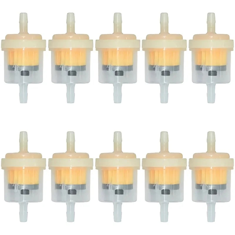 Universal Motorcycle Fuel Filter Set – 10 Pack, 6mm Motorcycle Fuel Filter Qme 10PCS