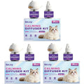 Cat Calming Pheromone Diffuser – Reduce Scratching Behavior Cat Calming Diffuser Qme 3pcs Boxed