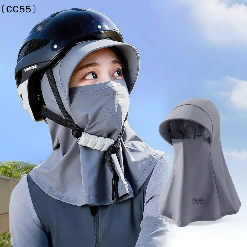 Women's UV Protection Neck Scarf – Outdoor Cycling Summer Wrap UV Neck Scarf Qst