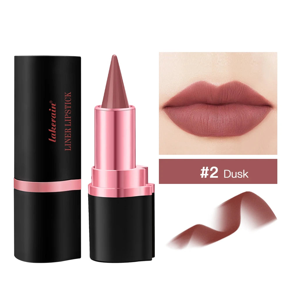 Waterproof Gradient Lip Liner & Lipstick Pencil – 6 Shades Lip Liner Pencil Qst 02 3g