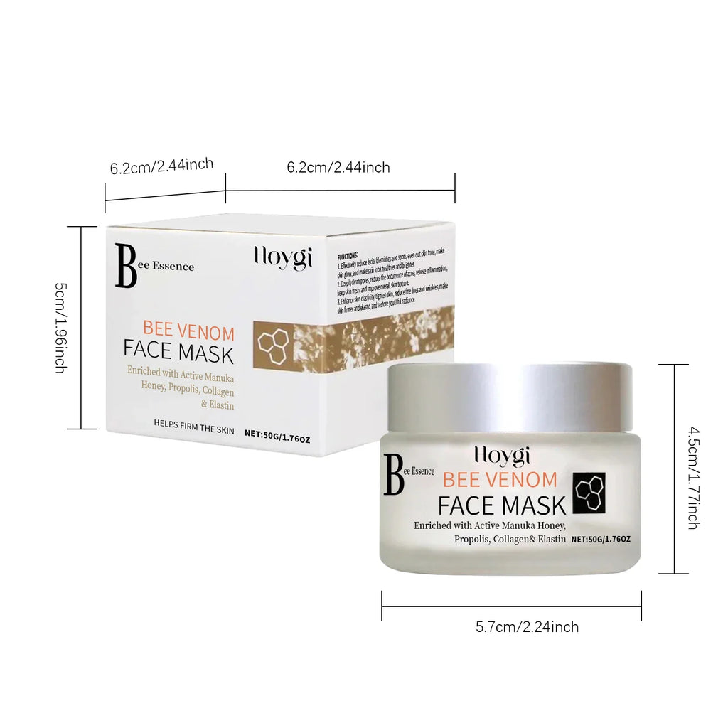 Propolis Facial Mask – Moisturizing, Brightening & Pore Purifying Facial Sheet Mask Qme