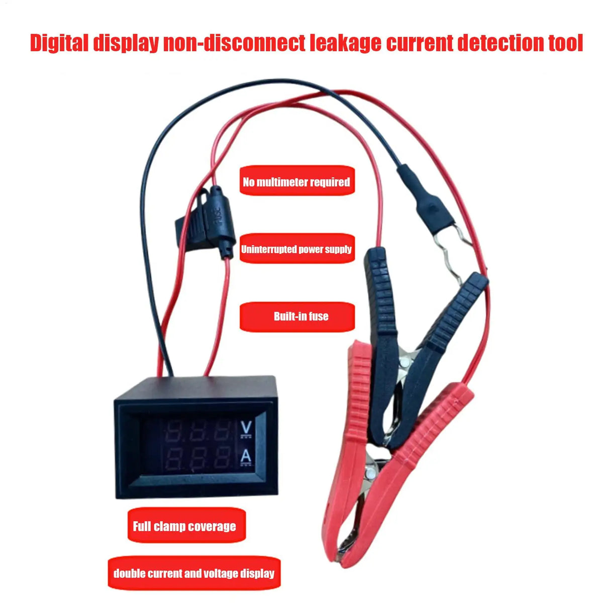 Vehicle Leakage Detection Tool | Parasitic Draw & Circuit Tester Automotive Circuit Tester Qme