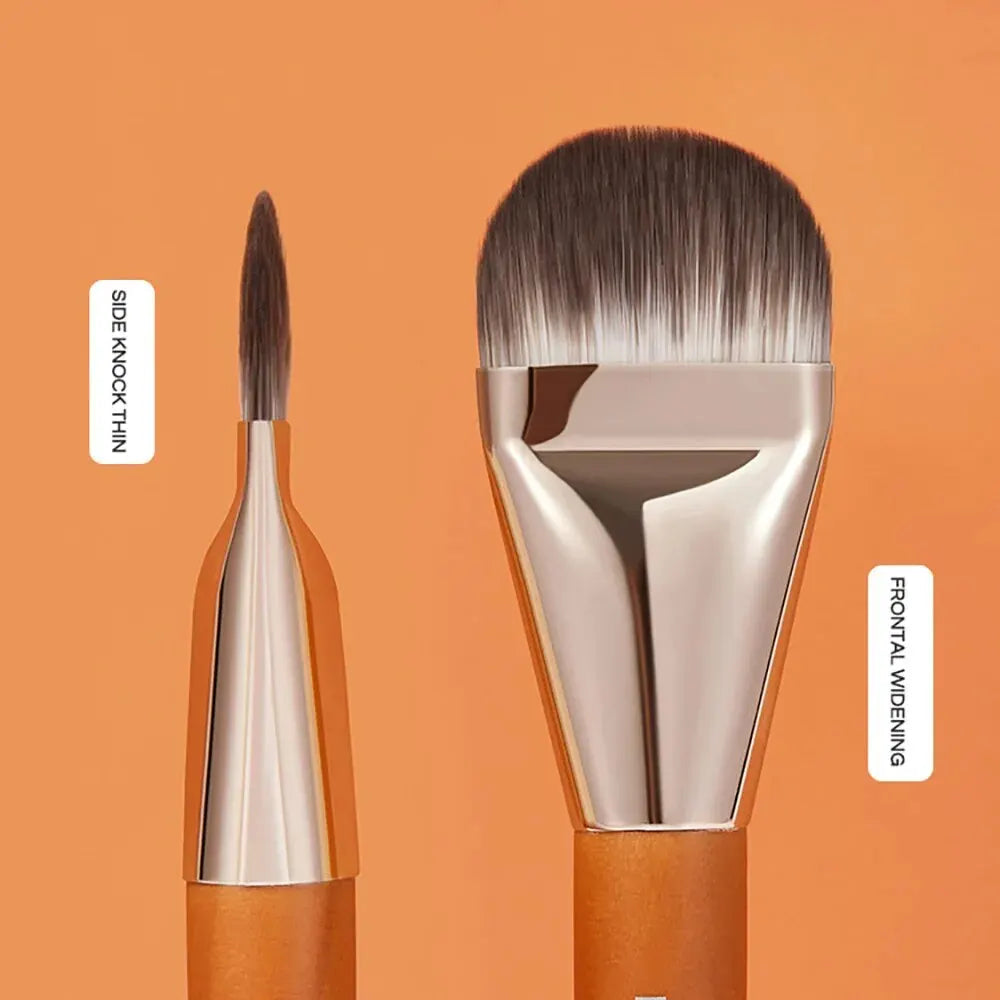 GECOMO Flat Head Foundation Brush – Flawless Coverage Foundation Makeup Brush Qme