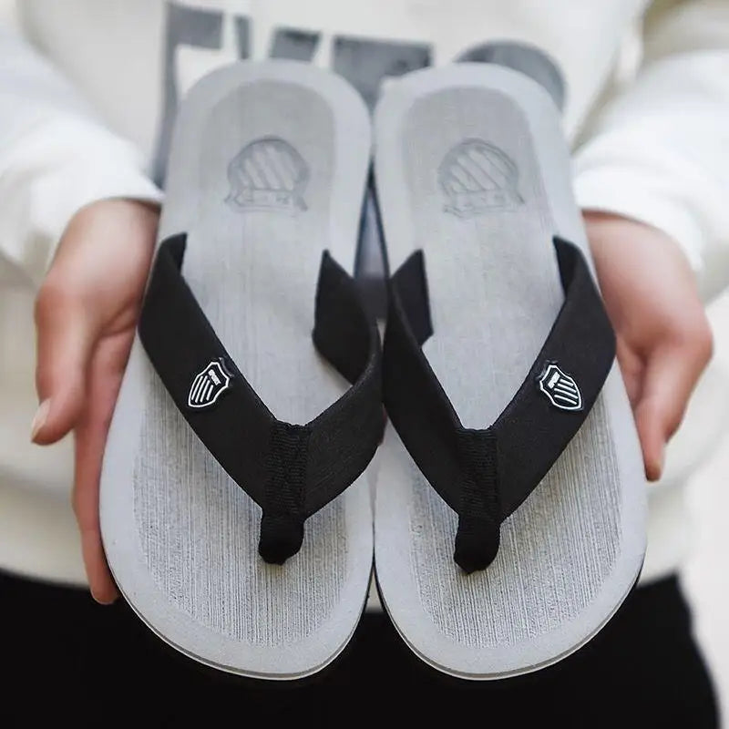 Men's EVA Flip Flops Beach Sandals – Non-Slip Summer Slippers Flip Flop Sandals Qme