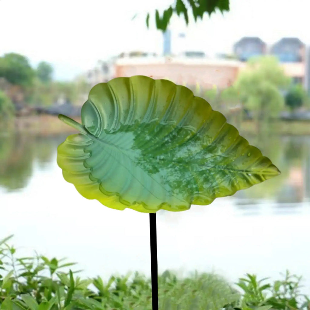 Leaf Hummingbird Feeder Bird Bath Dish – Garden & Balcony Bird Bath Feeder Qme