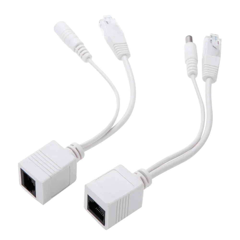 5-Pack PoE Splitter Adapter Cable for HD IP Cameras 5V–48V PoE Splitter Adapter Qme China Mainland 10 pairs